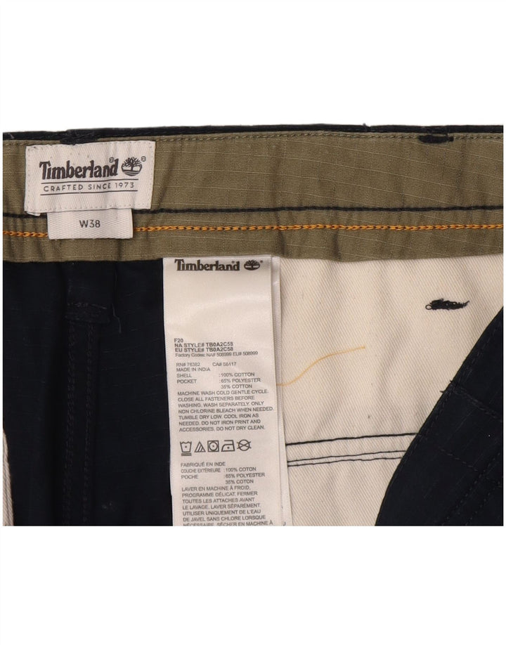 Męskie spodenki cargo TIMBERLAND W38 XL, granatowe, bawełniane