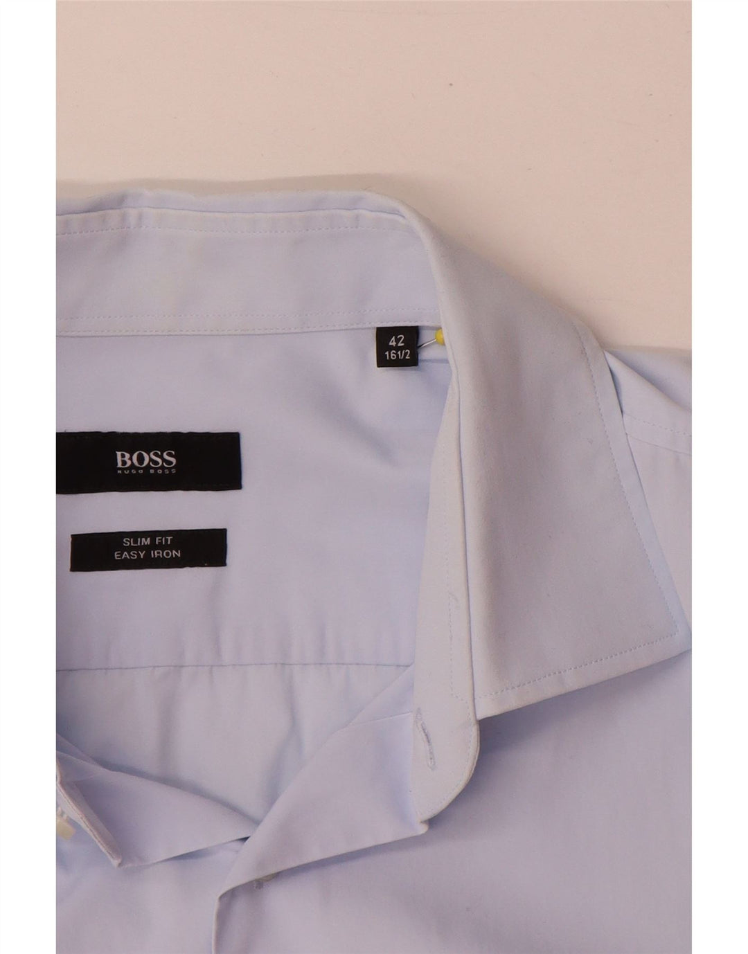 Koszula męska Hugo Boss Slim Fit, rozmiar 42 16 1/2, duża niebieska