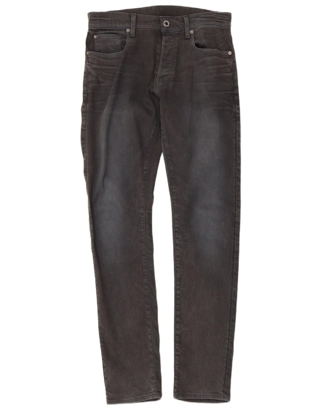 G-STAR Męskie 3301 Slim Jeans W31 L34 Czarna bawełna