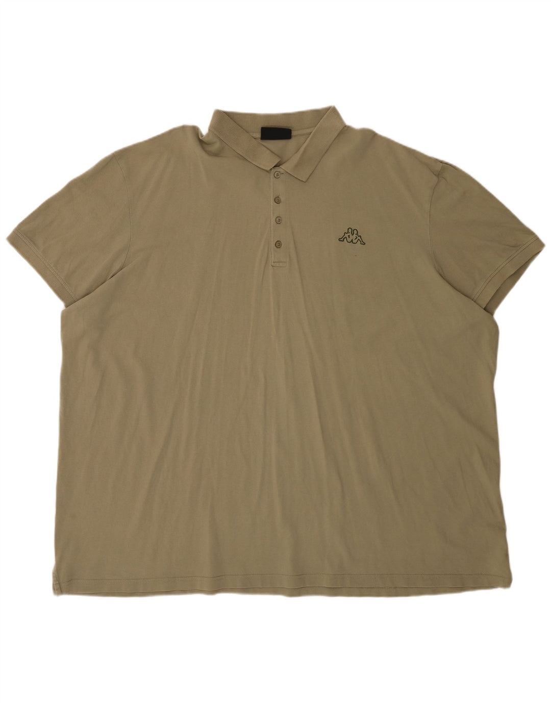 Męska koszulka polo Kappa 6XL, bawełna khaki