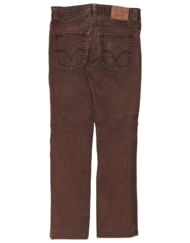 Męskie jeansy Levi's 511 Slim W32 L30 Brązowe