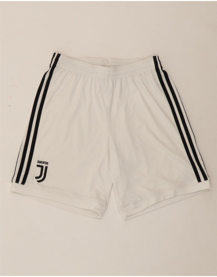 Damskie spodenki sportowe Adidas Juventus UK 8, małe, białe, poliestrowe