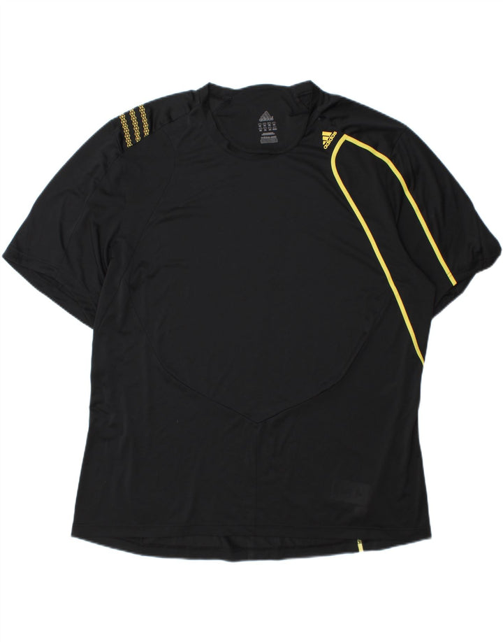 T-shirt męski ADIDAS XL, czarny, poliester
