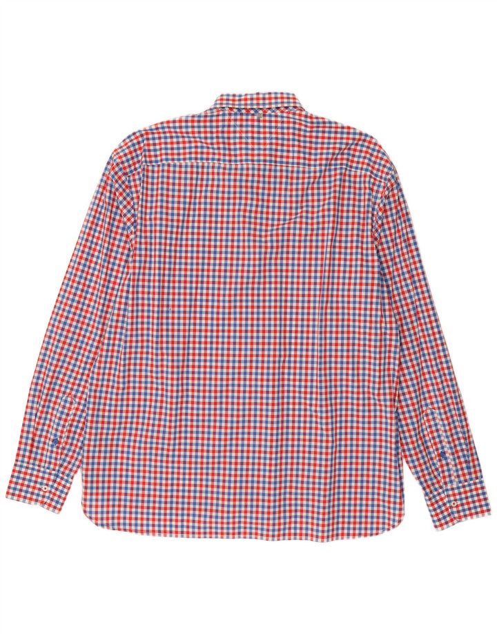 Koszula męska Tommy Hilfiger o dopasowanym kroju 2XL, bawełniana czerwona kratka