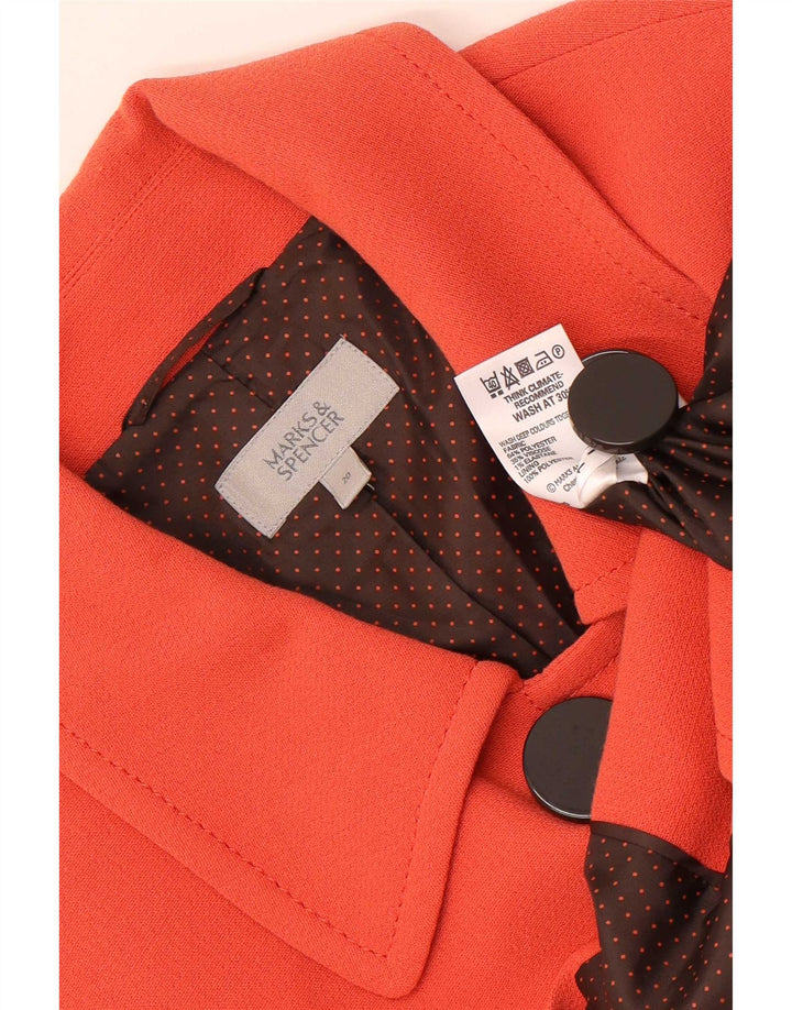 Marks & Spencer Damska marynarka dwurzędowa UK 20 2XL Pomarańczowa