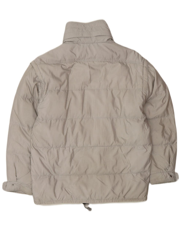 Męska ocieplana kurtka Ciesse Piumini UK 40, duża, szary poliester