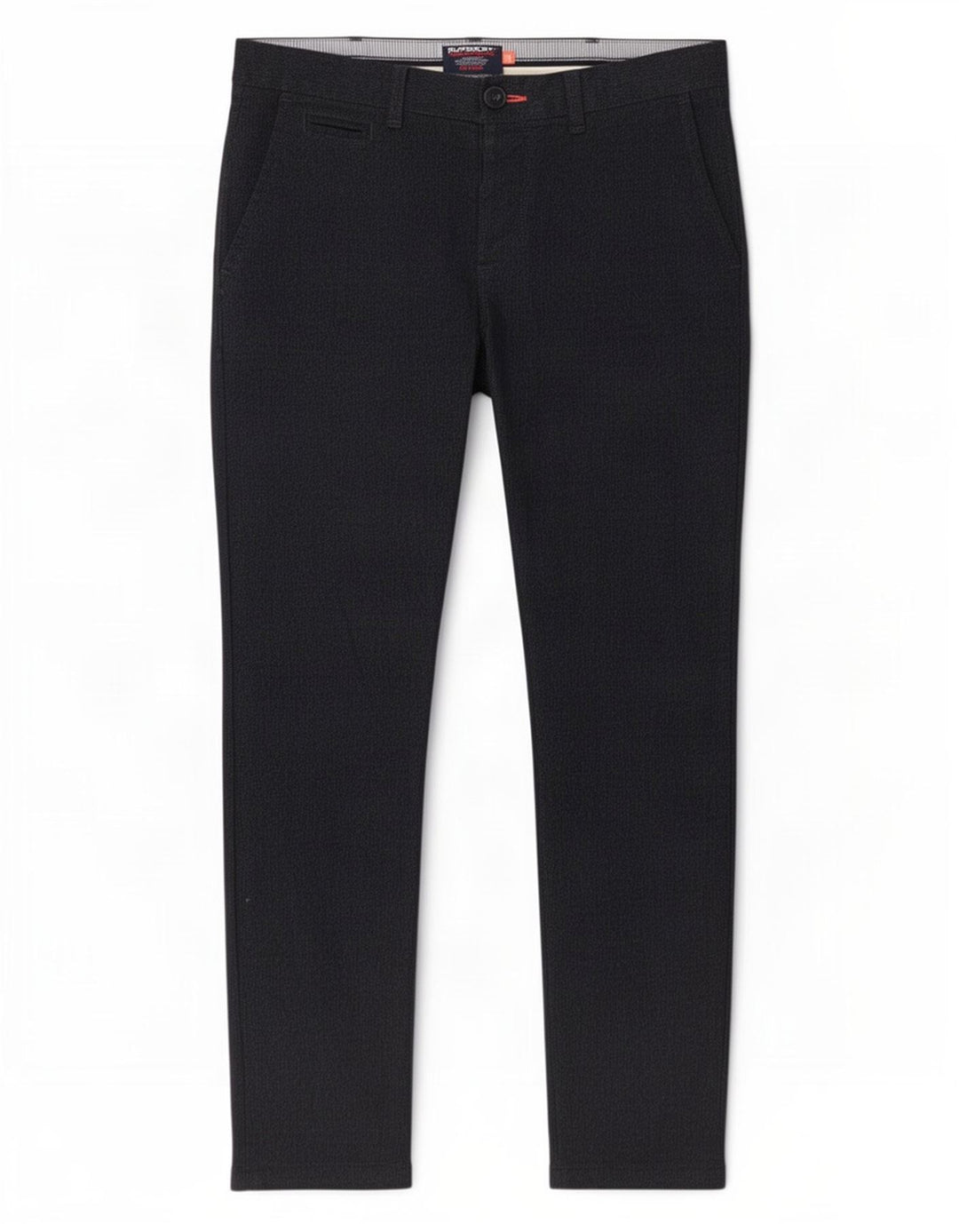Męskie spodnie typu slim chino Superdry W32 L29 granatowe