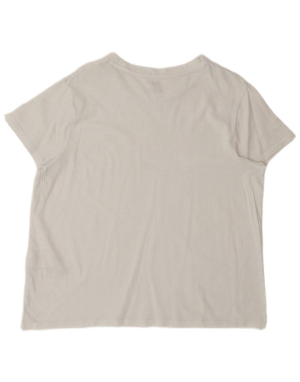 Levi's Womens T-Shirt Top UK 16 Large White Cotton