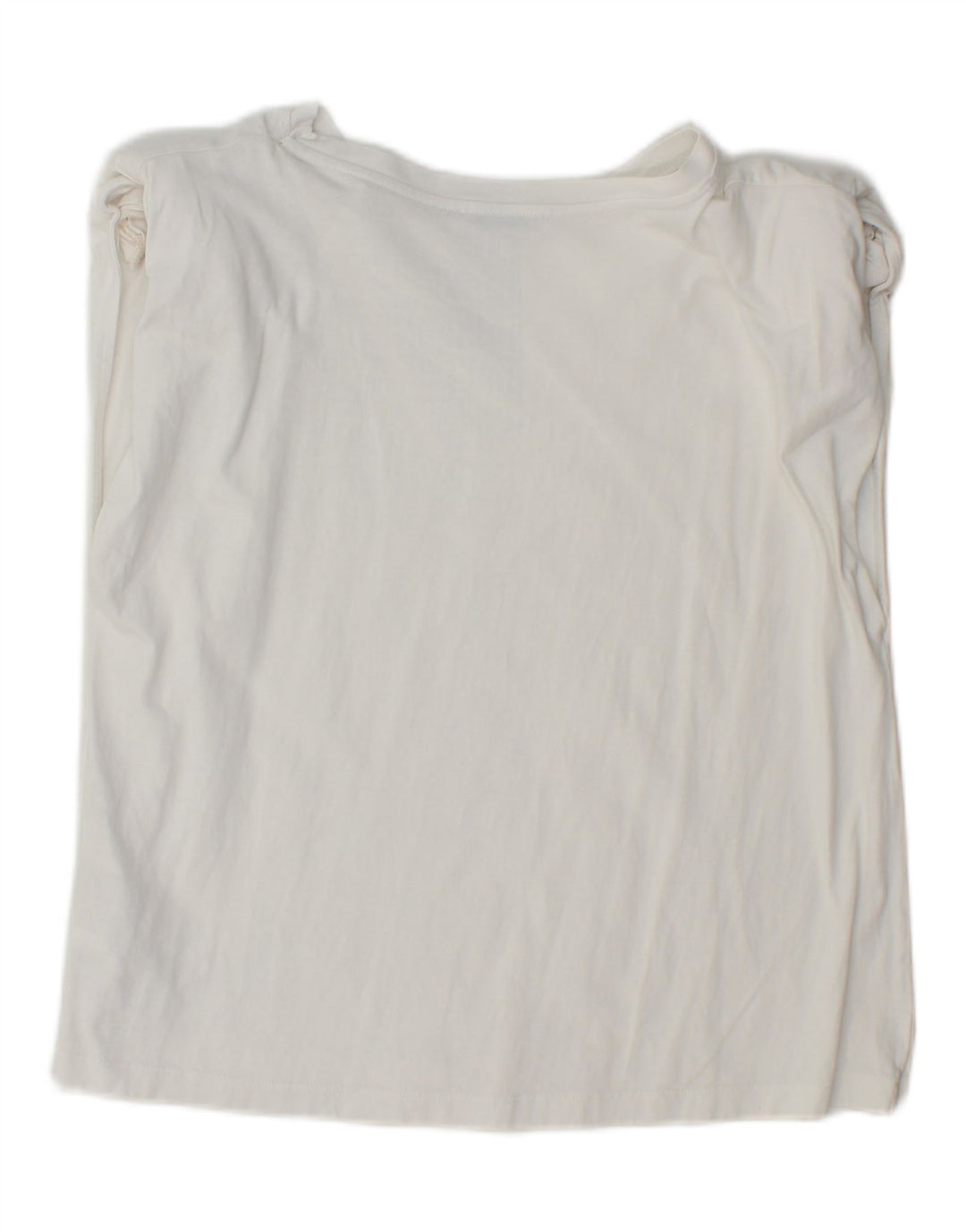 ZARA Womens Oversized T-Shirt Top UK 10 Small White Cotton Vintage Zara and Second-Hand Zara from Messina Hembry 
