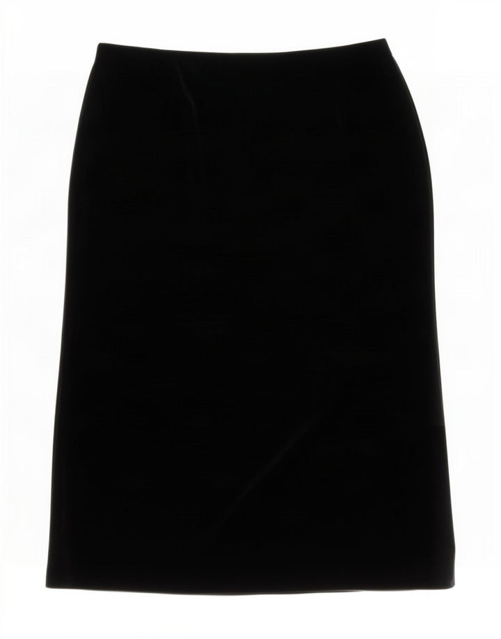 Marks & Spencer Damska spódnica maxi UK 18 XL W34 Czarny poliester