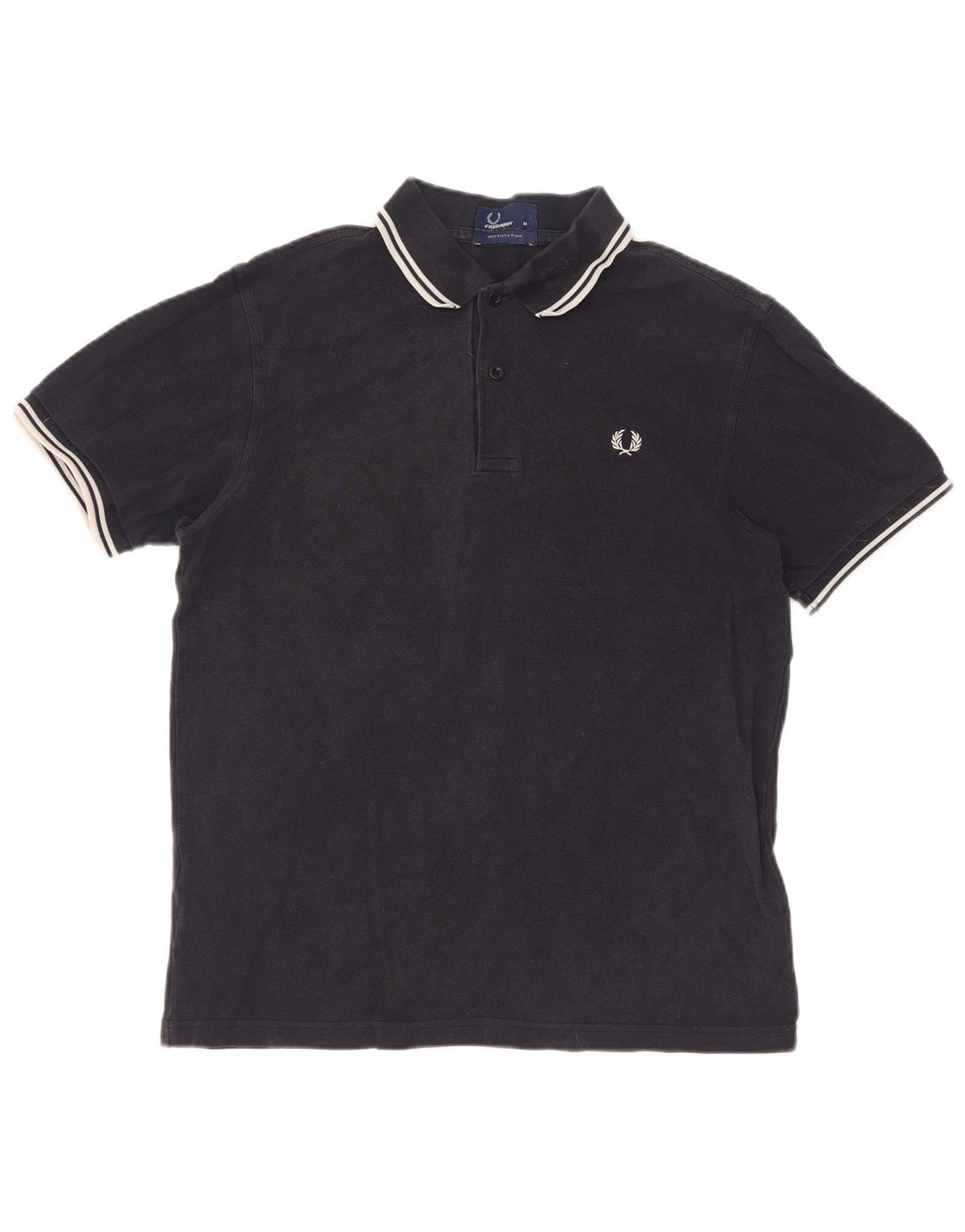 Męska koszulka polo Fred Perry, średnia, granatowa, bawełniana w paski