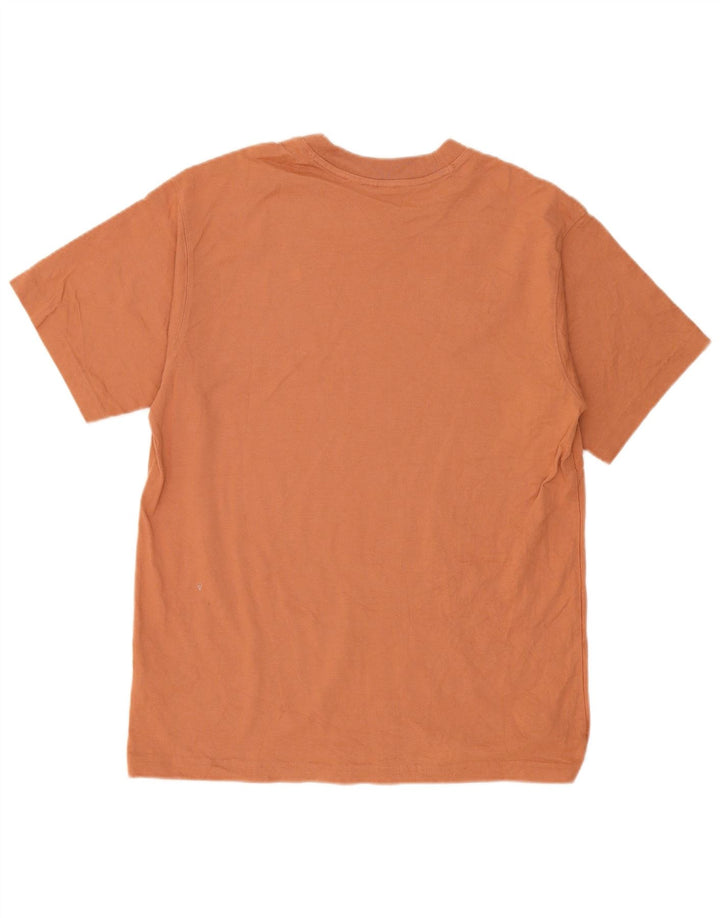 Adidas Męski T-shirt Top Średni Brązowy Bawełniany