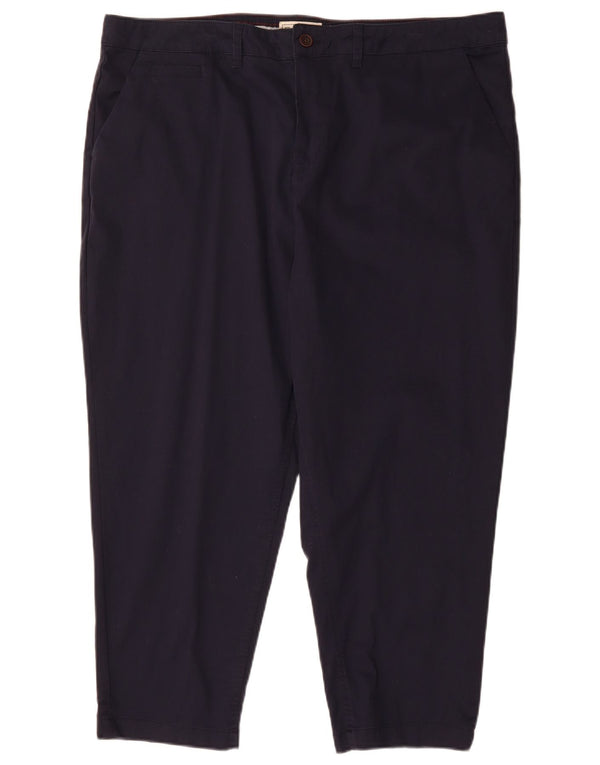 Spodnie Chino damskie FAT FACE Rye z wysokim stanem UK 20 2XL W40 L25 Granatowe