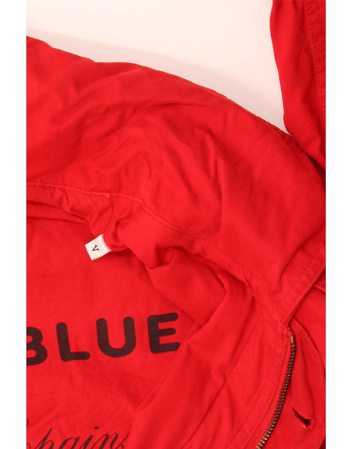 Vintage męska kurtka z kapturem UK 42 XL czerwona