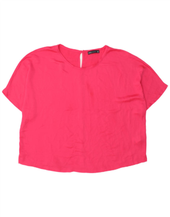 Bluzka damska Marks & Spencer UK 20 2XL Różowy poliester