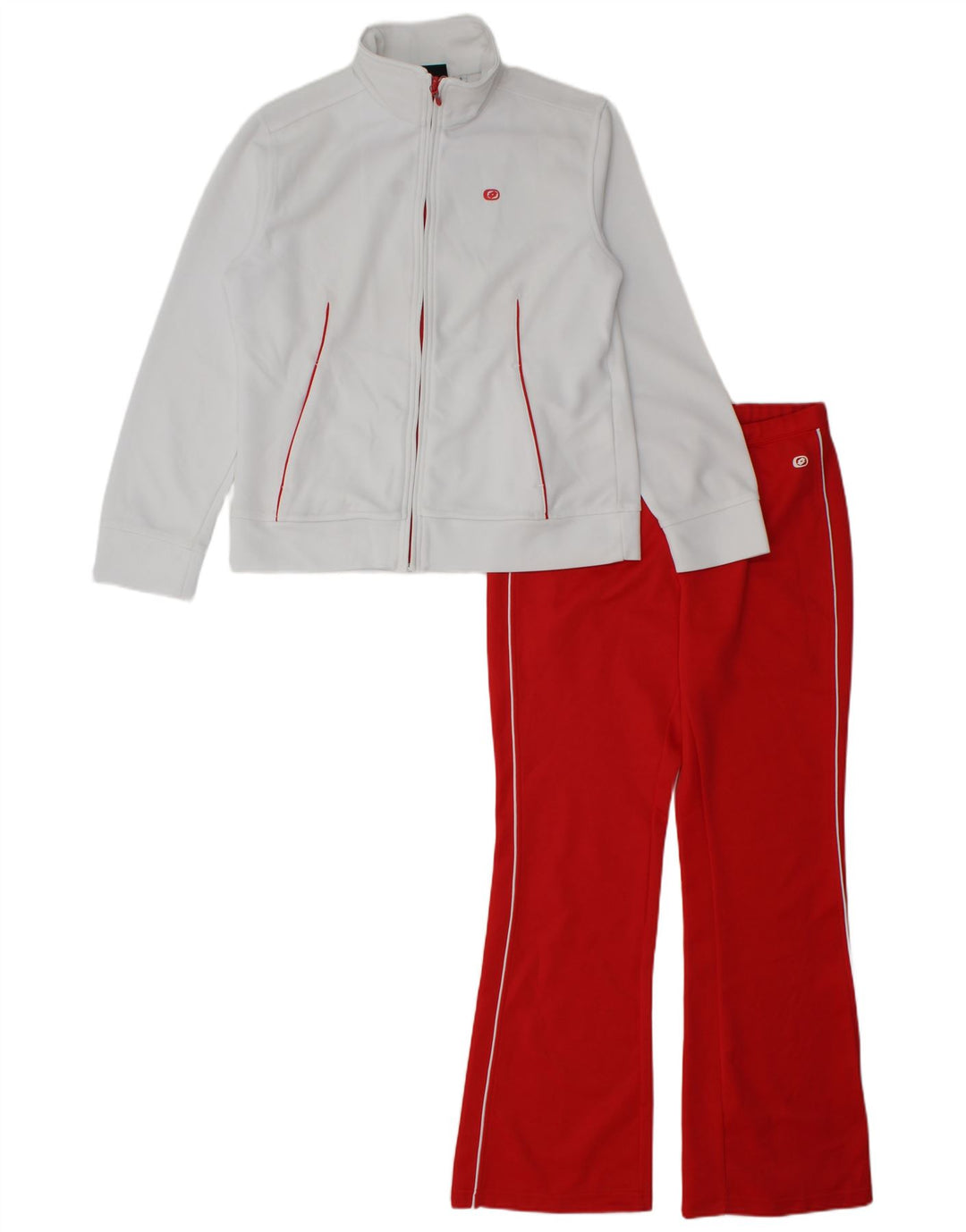 LOTTO Womens Full Tracksuit UK 10 Small  Red Polyester
