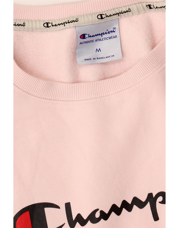 Damska bluza Champion Graphic Jumper UK 14 Średnioróżowa bawełna