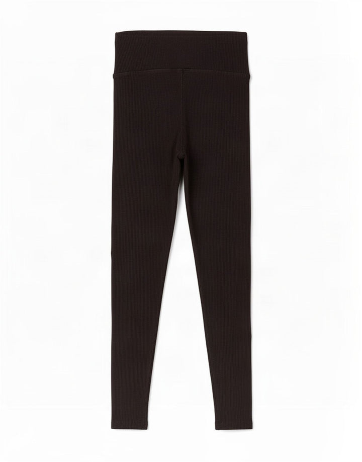 Legginsy Damskie Puma UK 10 Małe Czarne Bawełniane