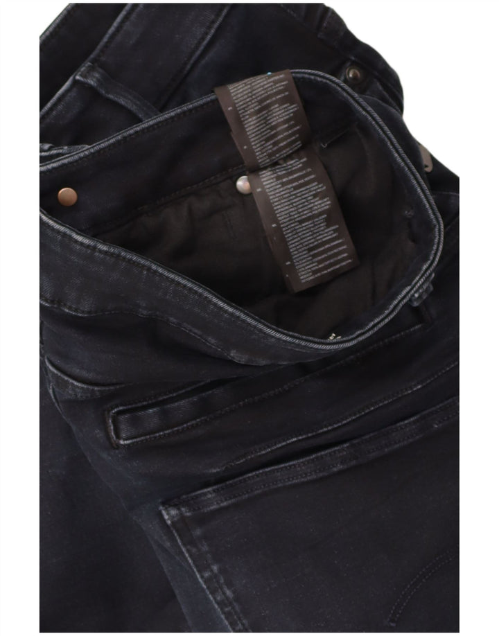 G-STAR Mens Super Slim Jeans W33 L32 Navy Blue Cotton