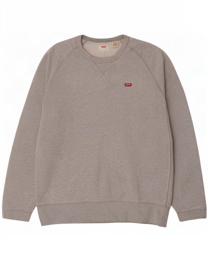 Męska bluza Levi's Sweter Średnioszara bawełna