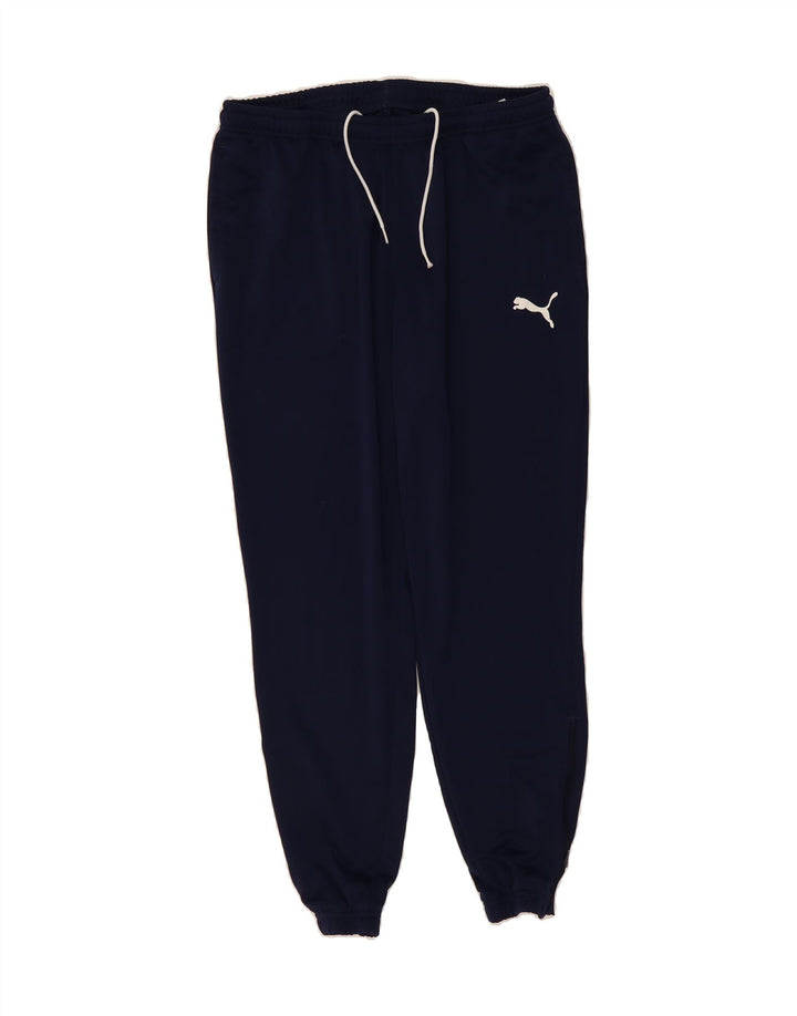 PUMA Mens Tracksuit Trousers Joggers XL  Navy Blue Polyester Vintage Puma and Second-Hand Puma from Messina Hembry 