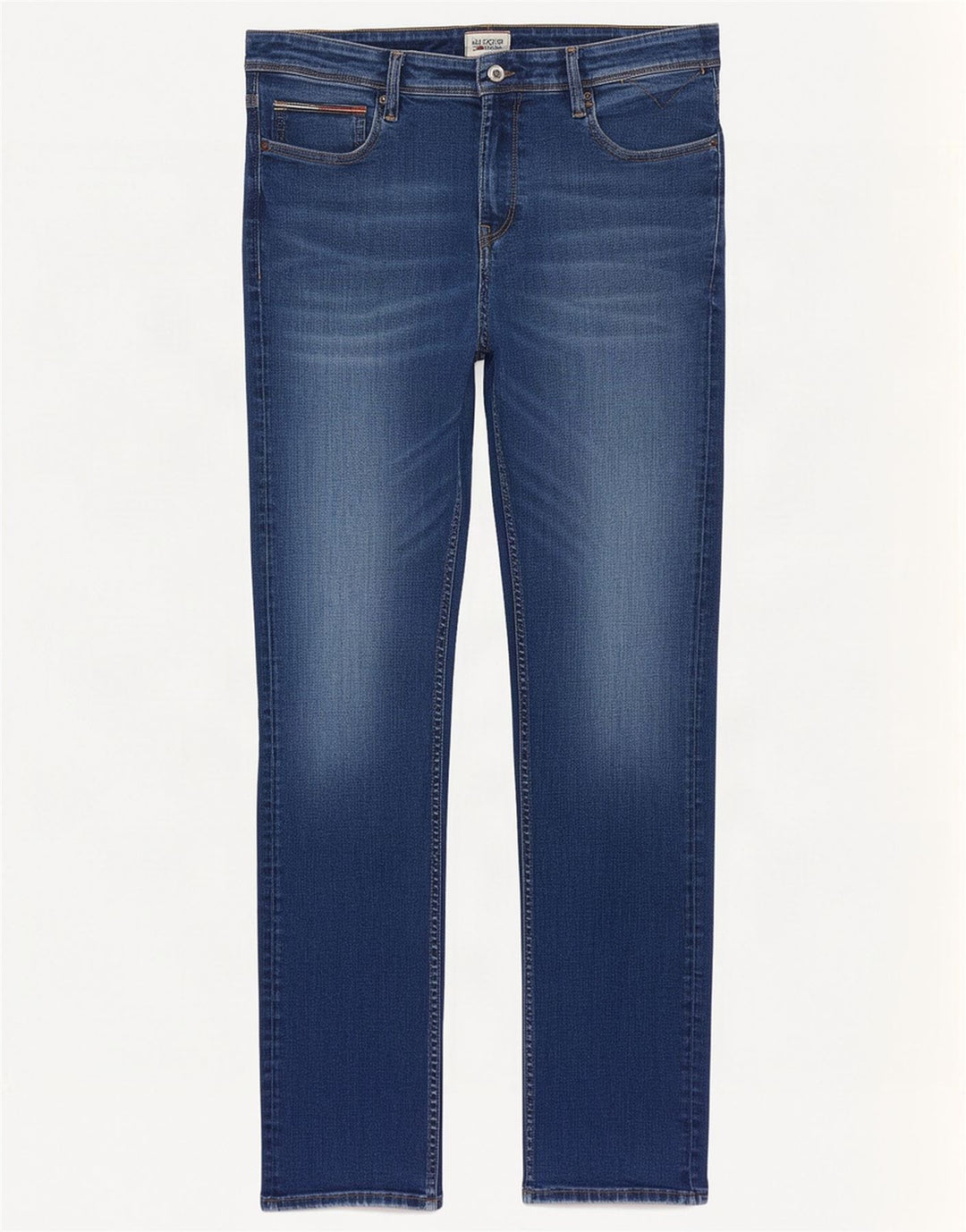 Damskie jeansy slim Tommy Hilfiger W34 L32 Niebieskie bawełniane