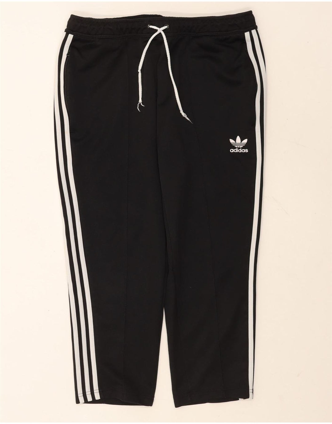 Męskie spodnie dresowe Adidas Capri, duże, czarne, poliestrowe