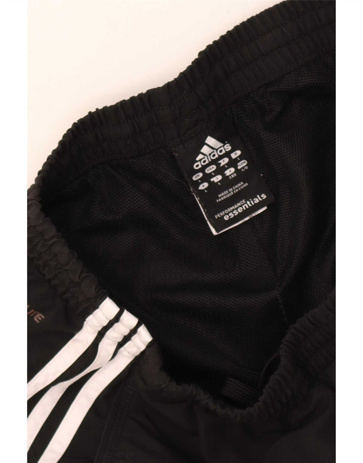 Męskie spodenki sportowe Adidas Climalite, duże, czarne, poliestrowe