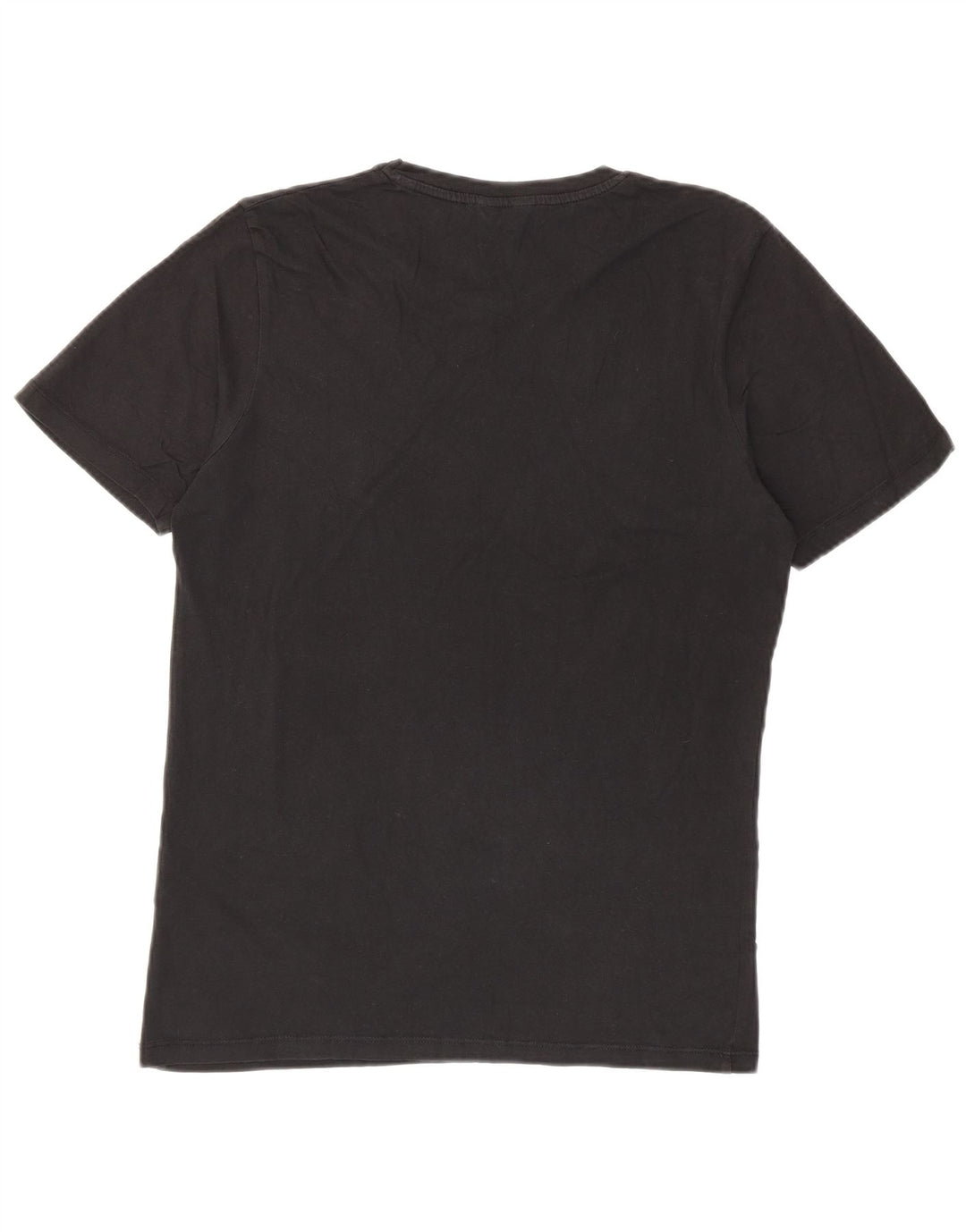 Męska koszulka z grafiką JACK & JONES, średnia czarna, bawełniana