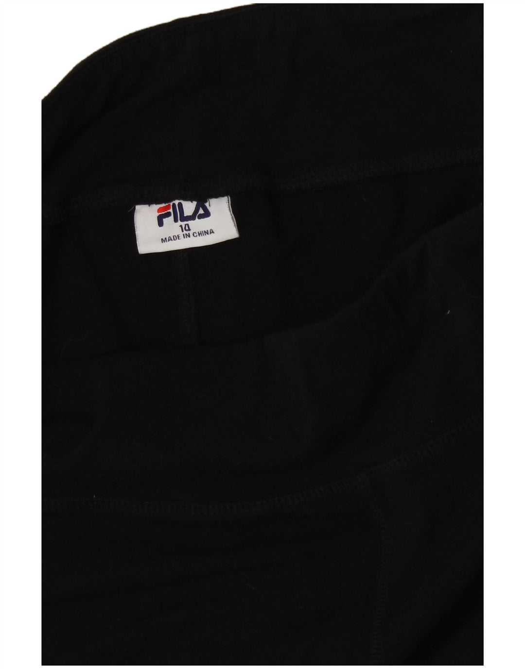 Damskie legginsy FILA Graphic UK 14, średnie, czarne, bawełniane