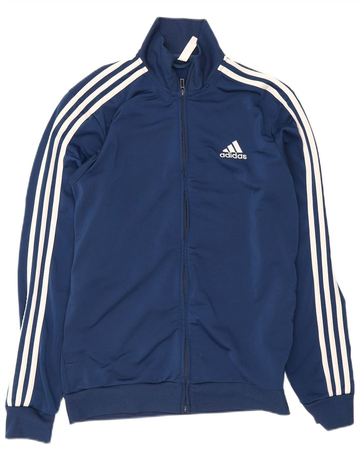 Męska kurtka dresowa Adidas UK 38/40 Średni granatowy poliester