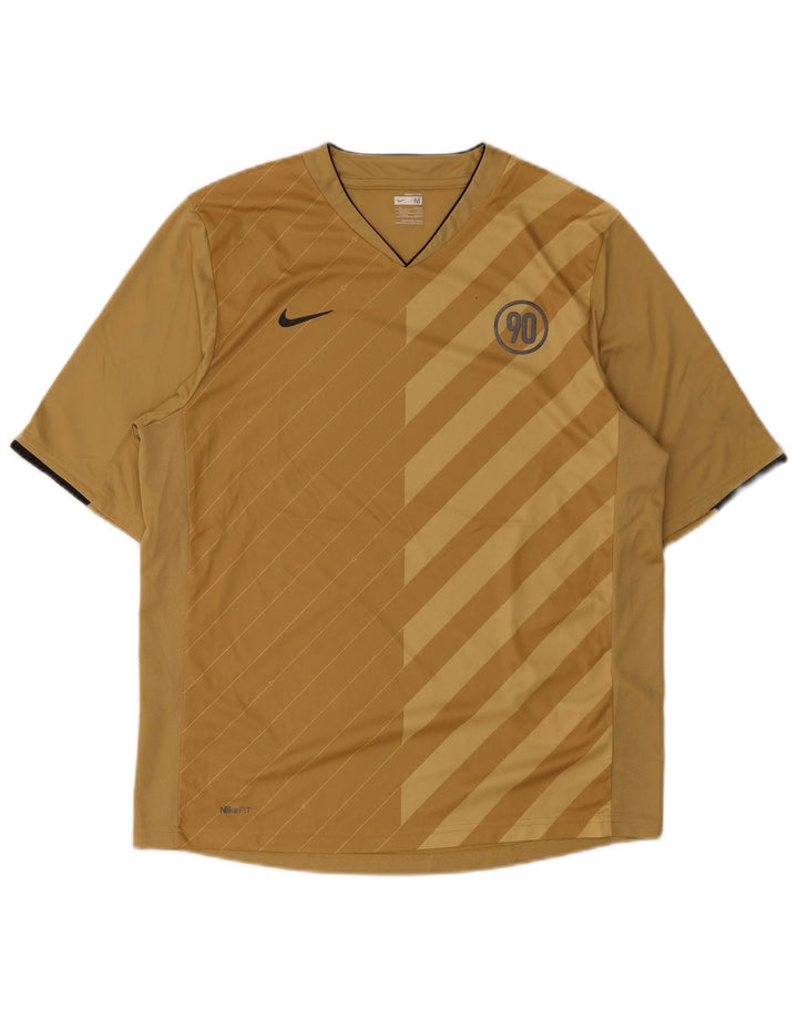 T-shirt męski Nike Top UK 39/41 Średni brązowy poliester w paski