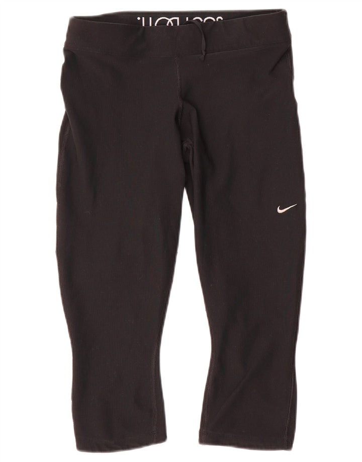 Damskie legginsy Nike Dri Fit Capri UK 14, średnie czarne