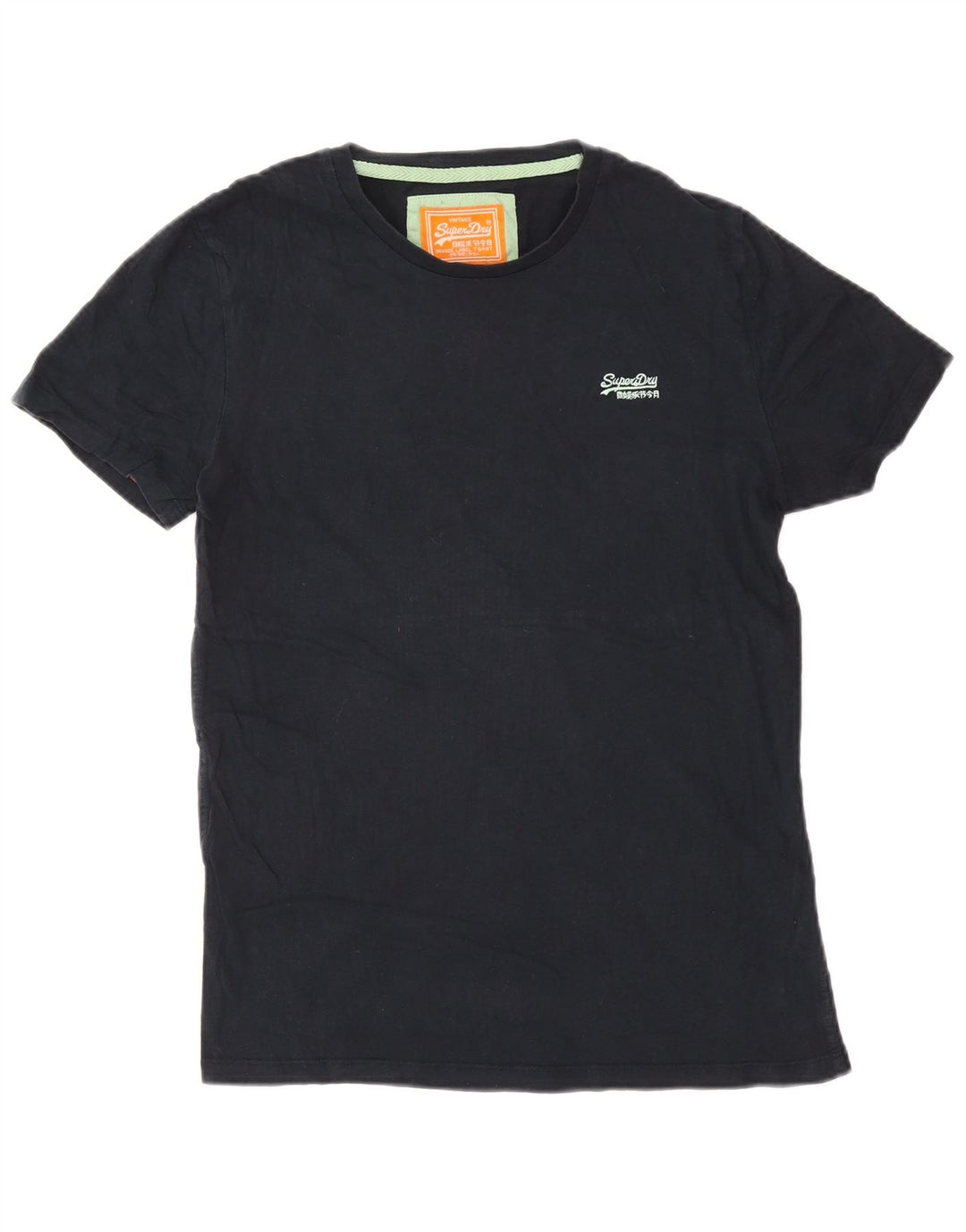 T-shirt męski Superdry, średni, granatowy, bawełniany