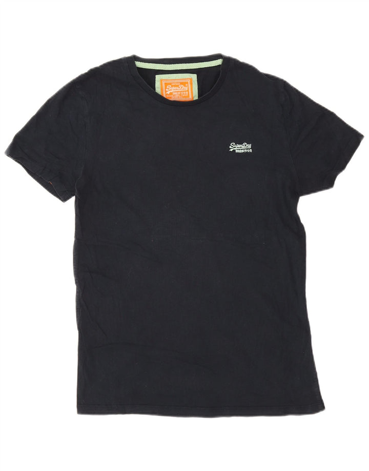 T-shirt męski Superdry, średni, granatowy, bawełniany