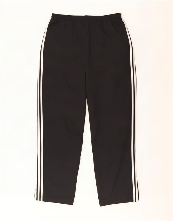 Damskie spodnie dresowe Adidas UK 14, duże, czarne, poliestrowe