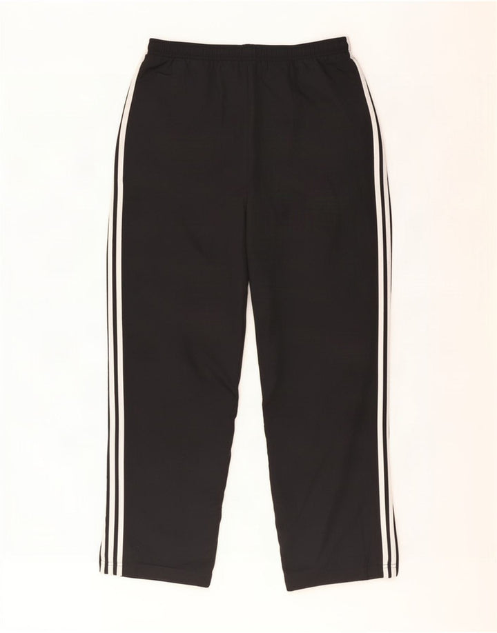 Damskie spodnie dresowe Adidas UK 14, duże, czarne, poliestrowe