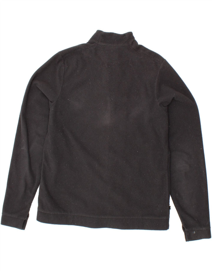 ADIDAS Womens Fleece Jacket UK 12 Medium Black Polyester Vintage Adidas and Second-Hand Adidas from Messina Hembry 