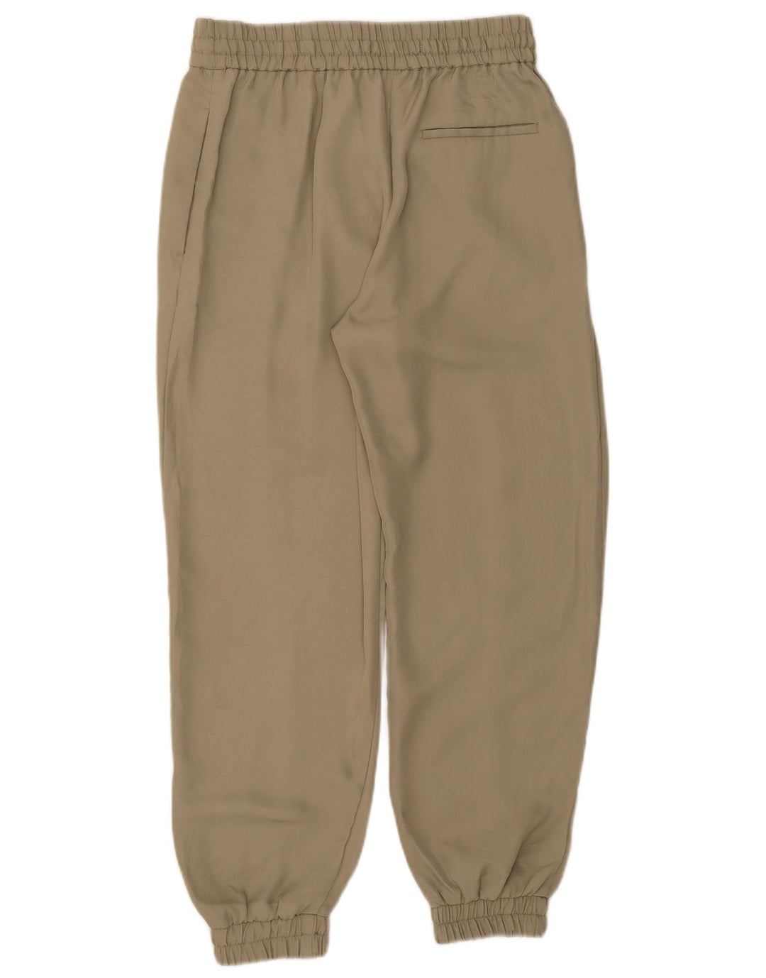 Damskie spodnie joggery Zara, średnie, W28 L26, khaki, poliester