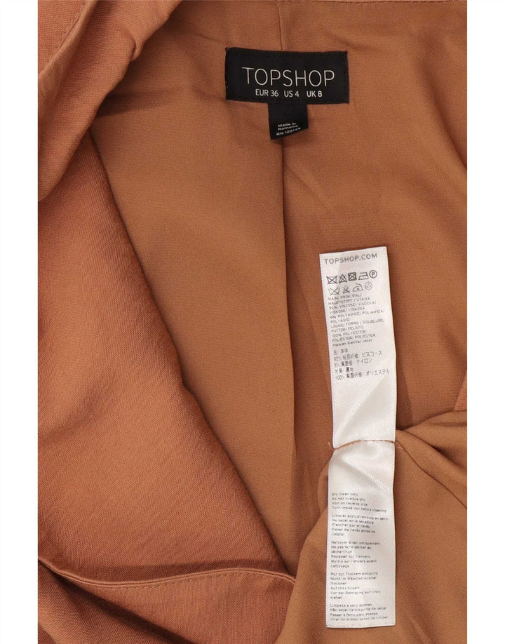 Damska marynarka Topshop UK 8 Small Beżowa wiskoza