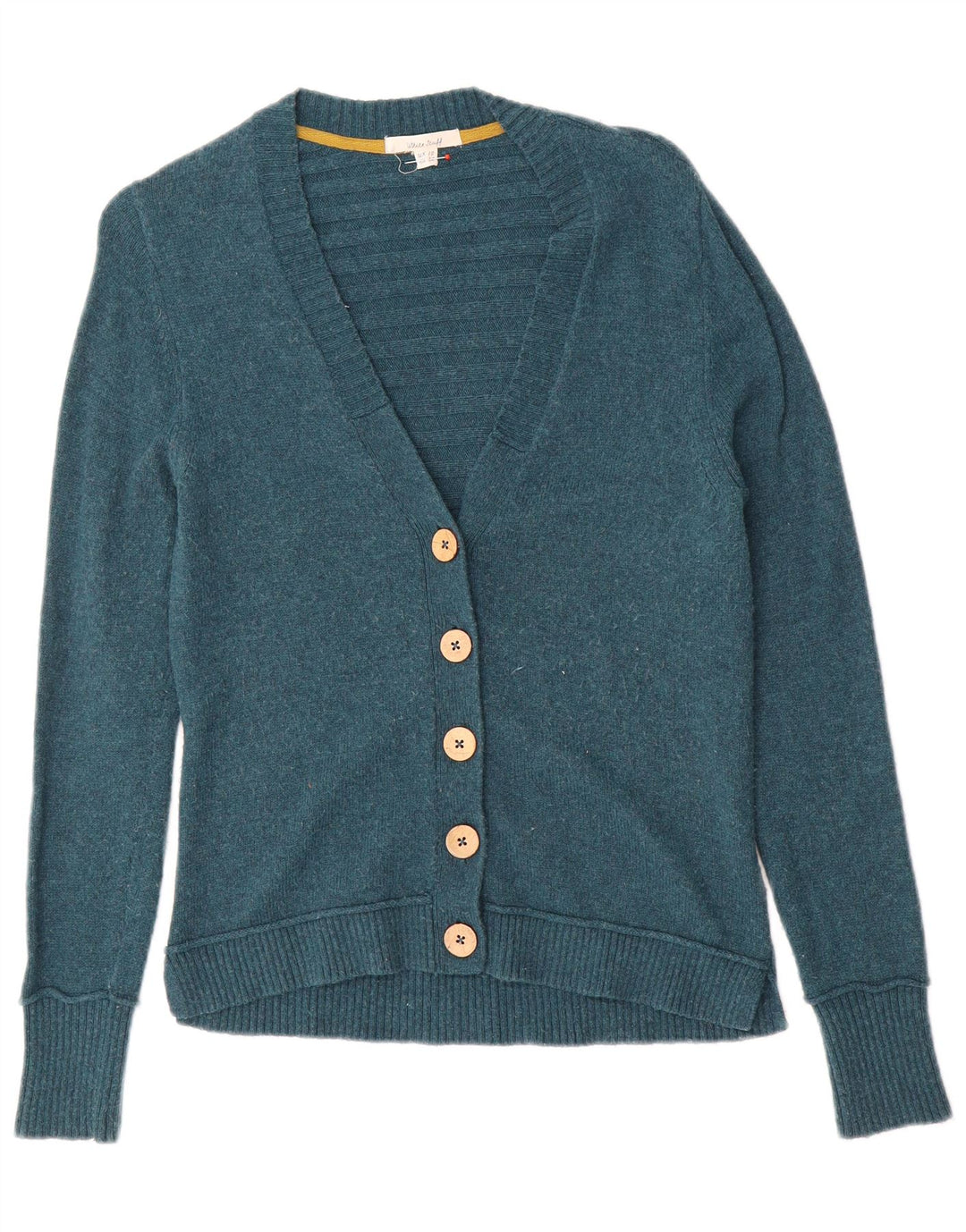 Damski sweter rozpinany White Stuff UK 10, mały, zielony nylon