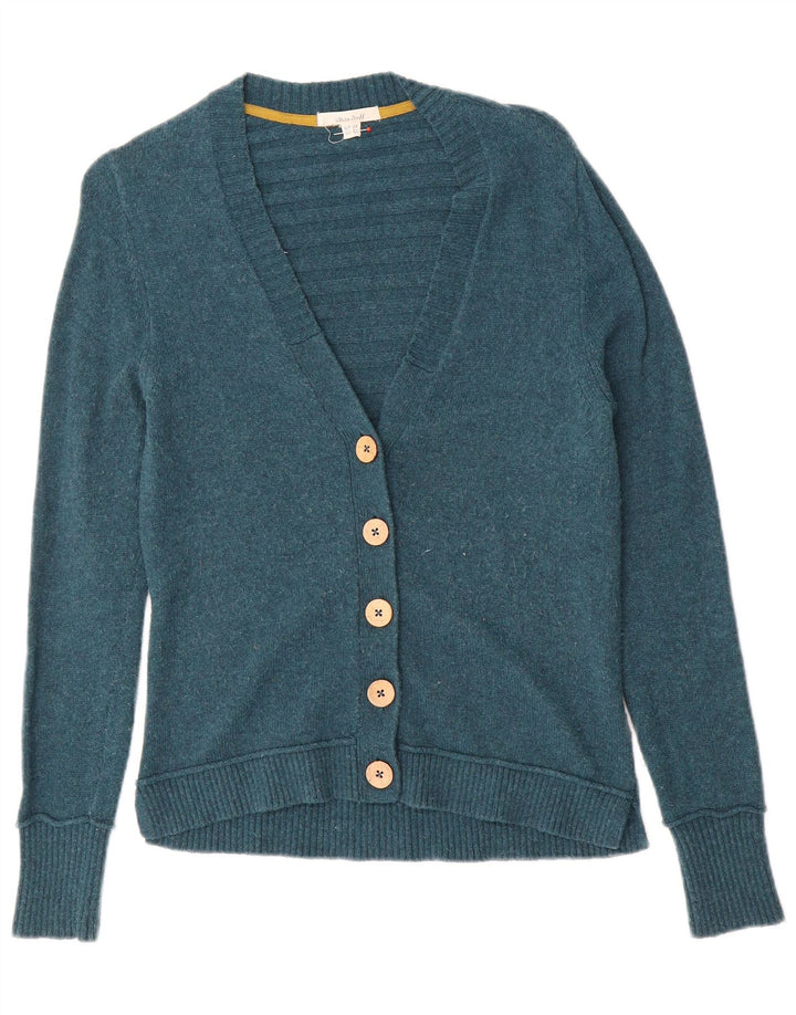 Damski sweter rozpinany White Stuff UK 10, mały, zielony nylon