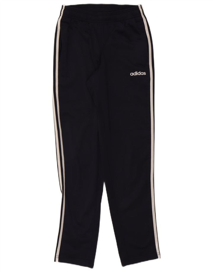 Męskie spodnie dresowe Adidas, małe, granatowe, poliestrowe