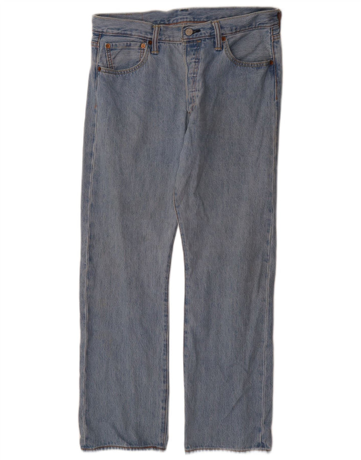 Męskie proste dżinsy Levi's W34 L30 Niebieskie bawełniane