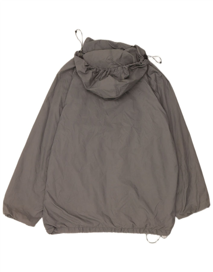 Męska kurtka przeciwdeszczowa Champion z kapturem, oversize UK 38, średnia szarość