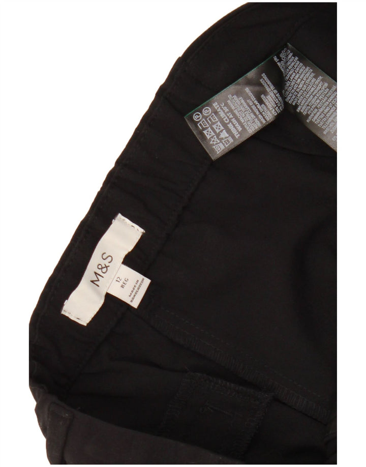 Spodnie damskie Marks & Spencer Slim Chino UK 12 Medium W30 L29 Czarne