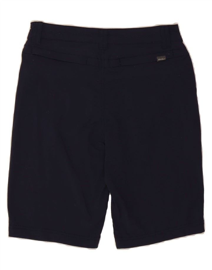 EDDIE BAUER Womens Casual Shorts US 4 Small W27 Navy Blue Nylon Vintage Eddie Bauer and Second-Hand Eddie Bauer from Messina Hembry 