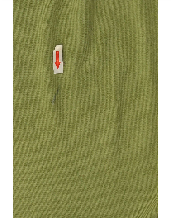 T-shirt męski Reebok Top, średnio zielony, bawełniany