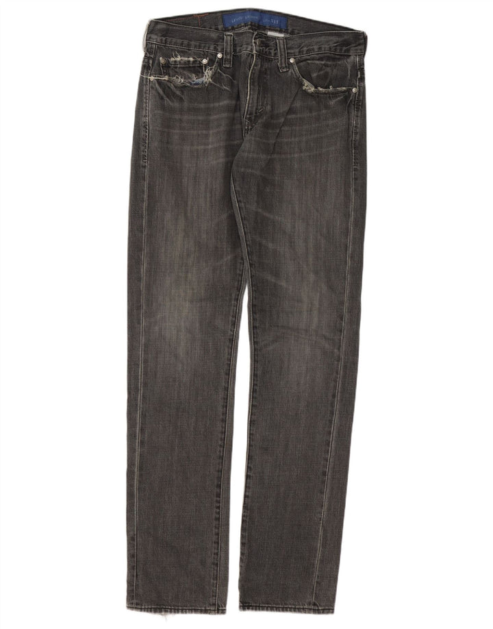 Męskie jeansy Levi's 511 Skinny W34 L34 Szara bawełna