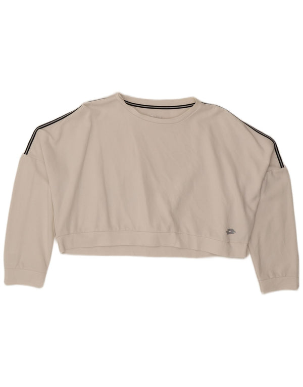 Damska bluza oversize Lotto Crop UK 20 2XL Biała bawełna